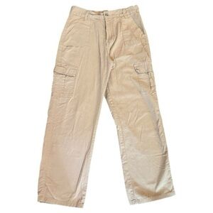 🌺 5 x 25 🌺 Velvet Kids Beige Cargo Overalls Sz 12